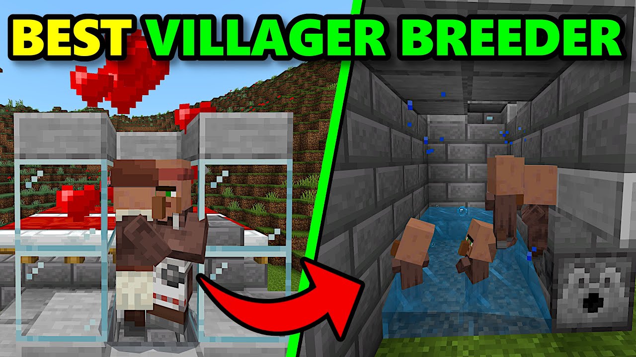 EASIEST VILLAGER BREEDER for 1.21 MINECRAFT BEDROCK Edition!
