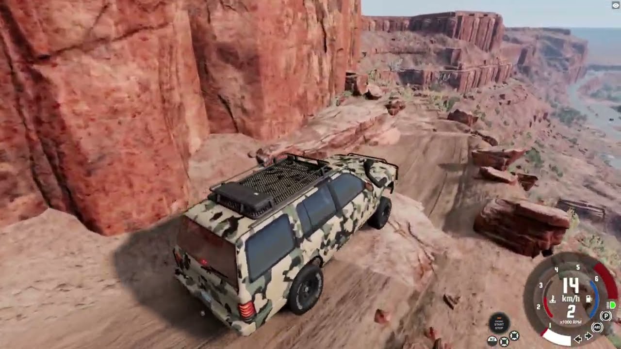 Катаюсь в игре BeamNG.drive на руле Logitech G27