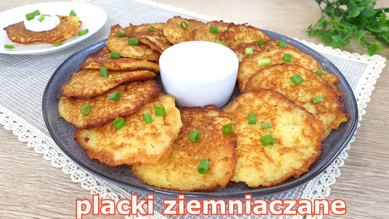 Najsmaczniejsze placki ziemniaczane - prosty i przepyszny obiad 👌 tradycyjny przepis - jak u babci 👍