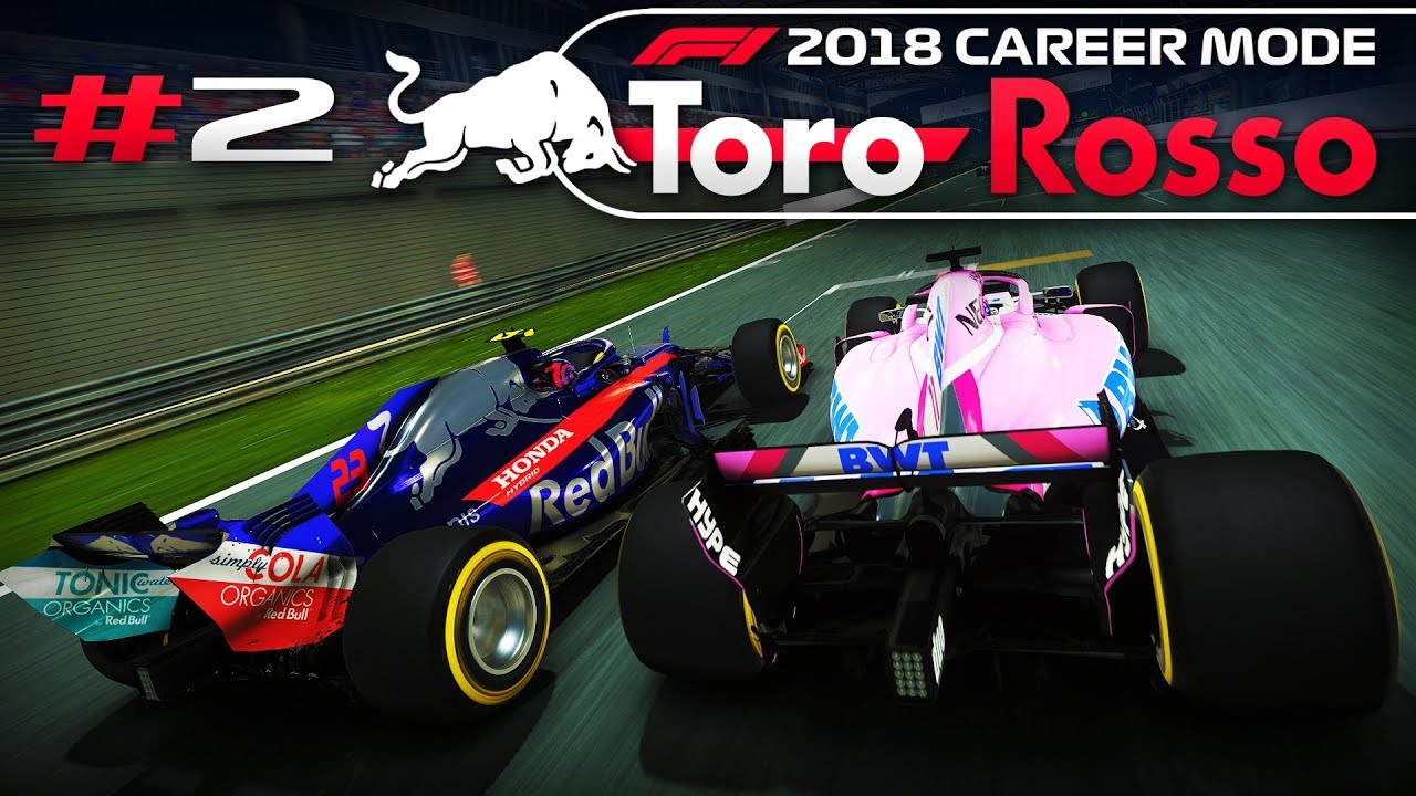 F1 2018 CAREER MODE #2 | GP2 ENGINE AGHH! | Bahrain GP (110% AI)