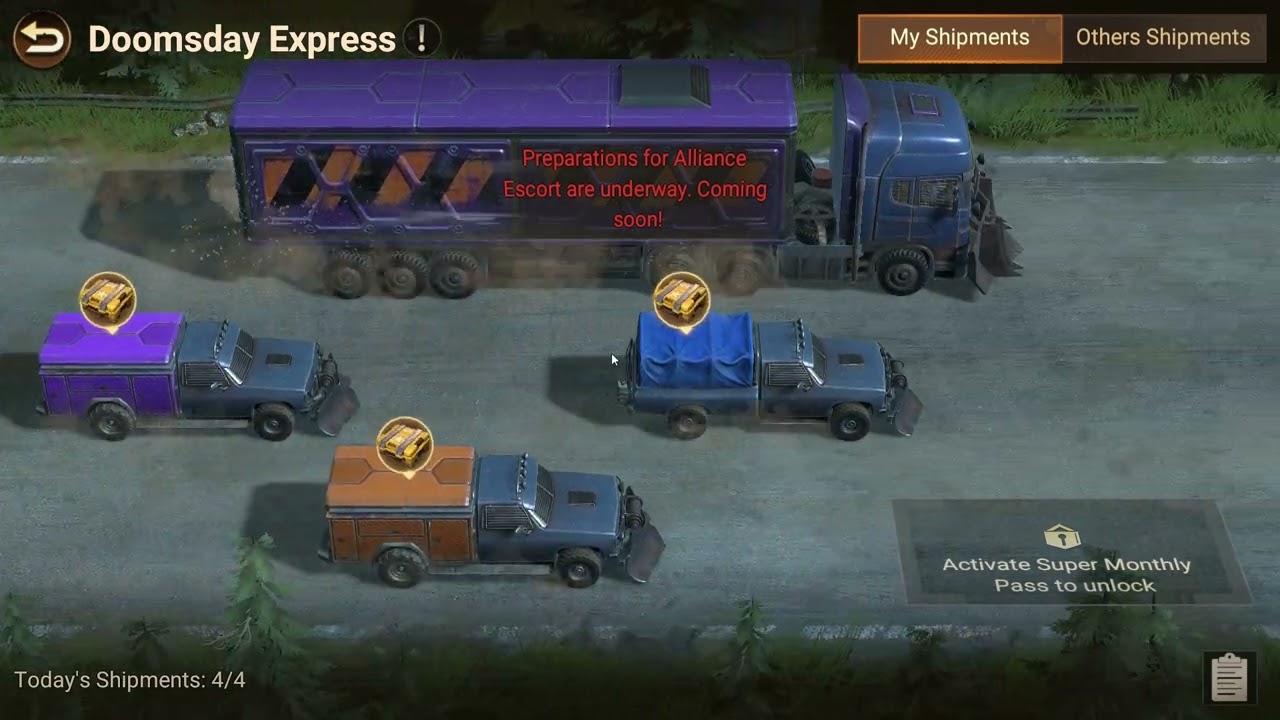 Shipment Center and Survivor Camp