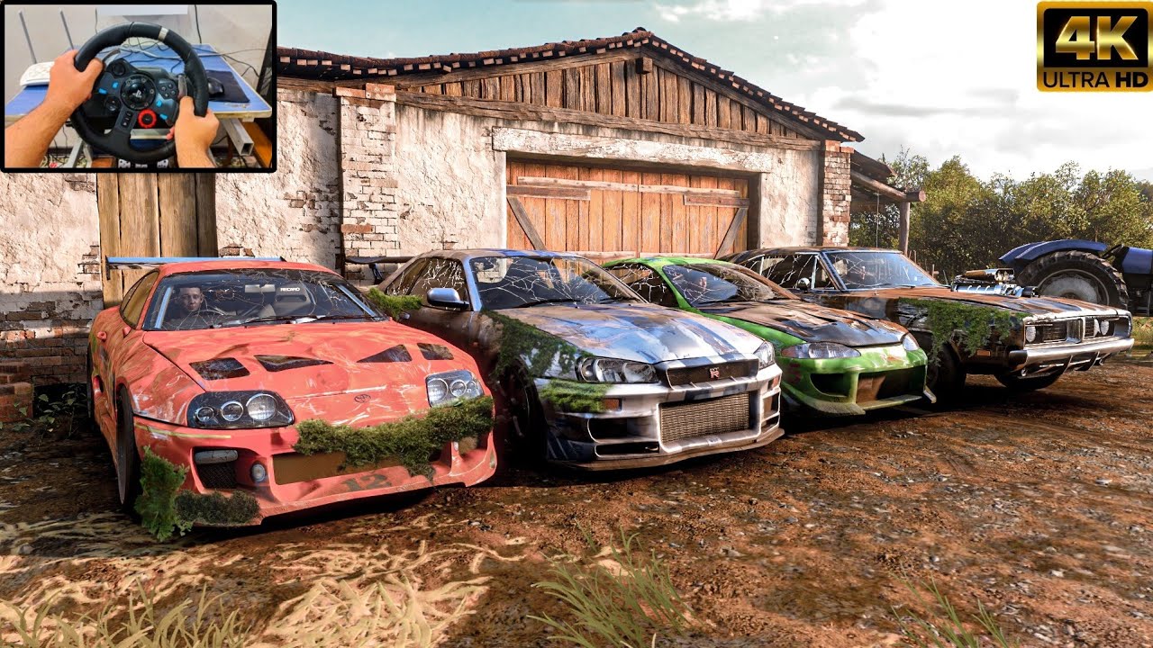 Rebuilding Toyota Supra MK4 & GTR R34 & Eclipse & Charger RT fast and furious - Forza Horizon 5