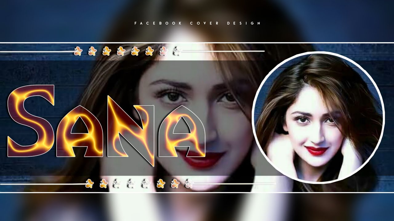 Facebook cover photo design with glass font editing in Picsart pixlab ps touch 2022 -Zarraq Creation