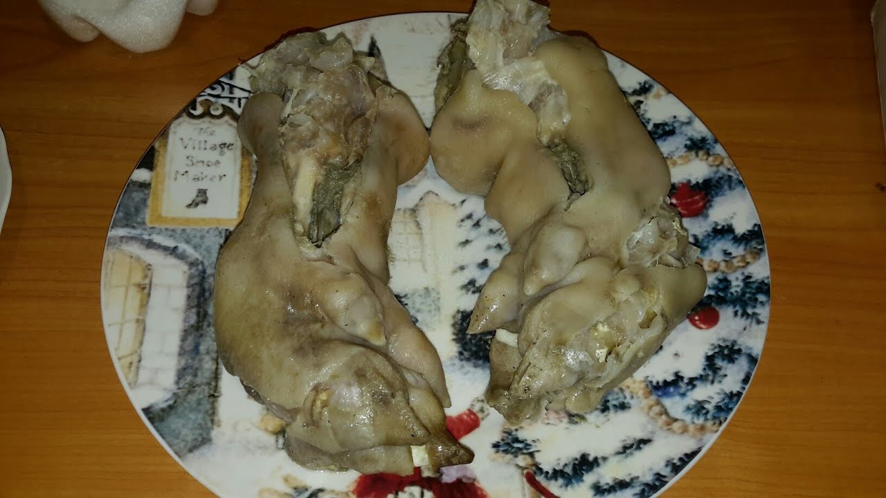 АСМР ИТИНГ. КУШАЮ СВИНЫЕ НОГИ. ASMR