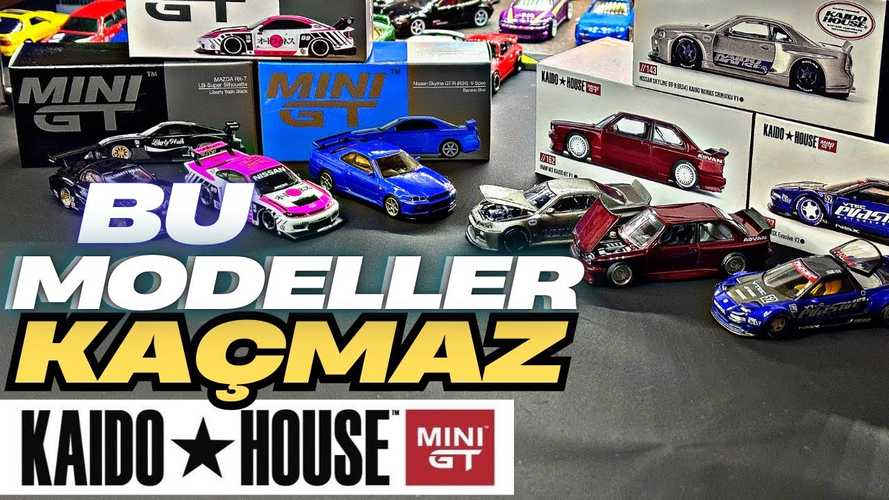 MINI GT Kaido House Koleksiyonun Yeni Modelleri Bunlar Kaçmaz BMW M3 GTR34 NSX / ACRworks /