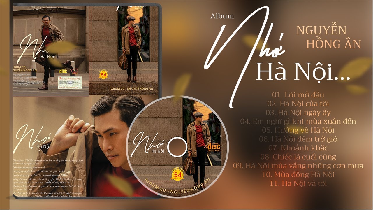 Album Nhớ Hà Nội - Nguyễn Hồng Ân | Những Tình Khúc Hay Nhất Về Hà Nội - Ngọt Ngào Êm Dịu