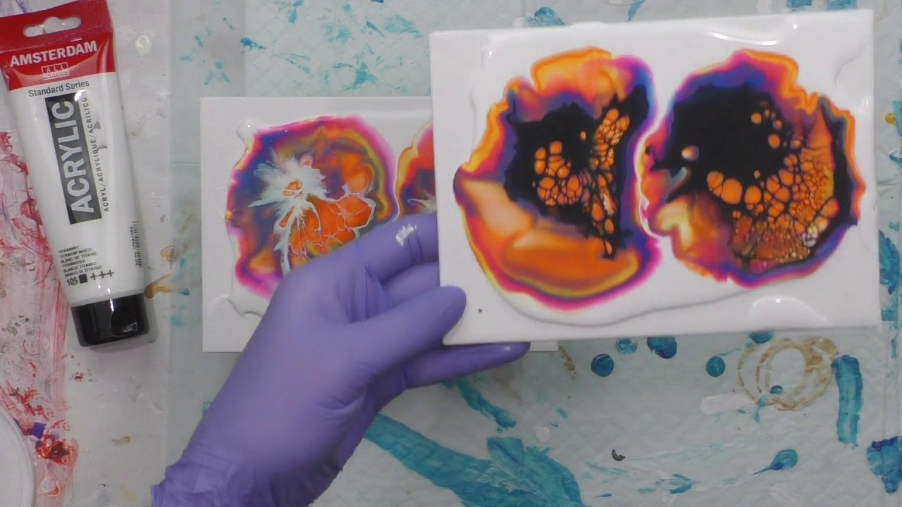 (431) SHELEE ART BLOOM TECHNIQUE Experimenting With UNICORN SPIT with Sandra Lett 012420
