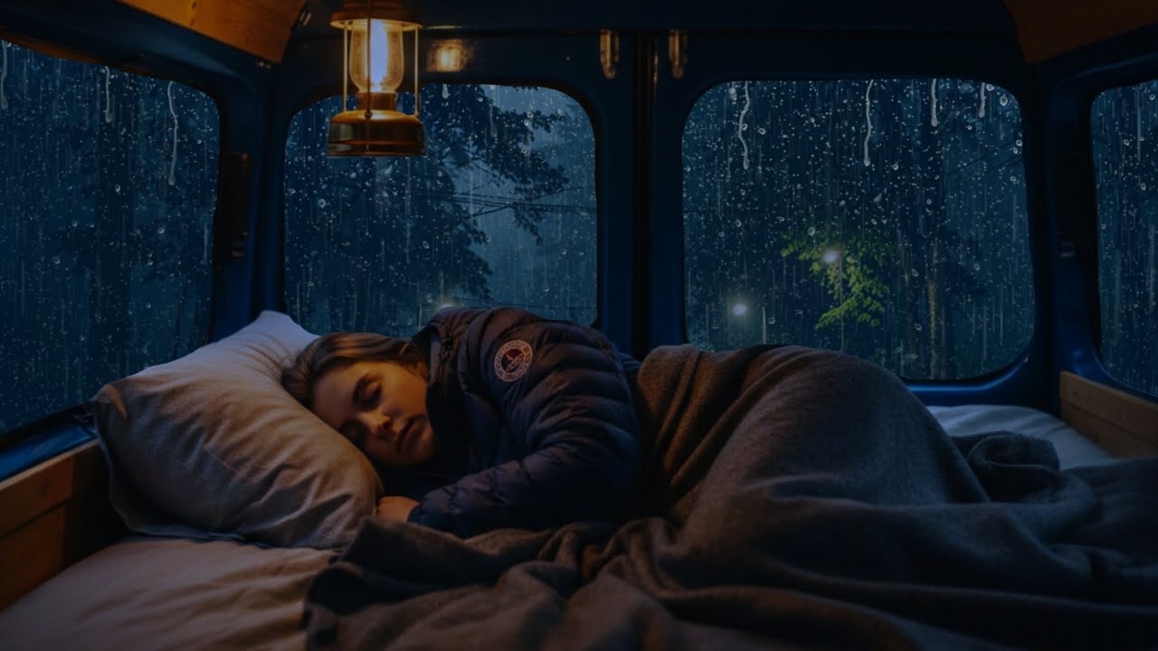 Fall Asleep in 3 Minutes with Heavy Rain on Car Window 🌧 | Deep Sleep All Night