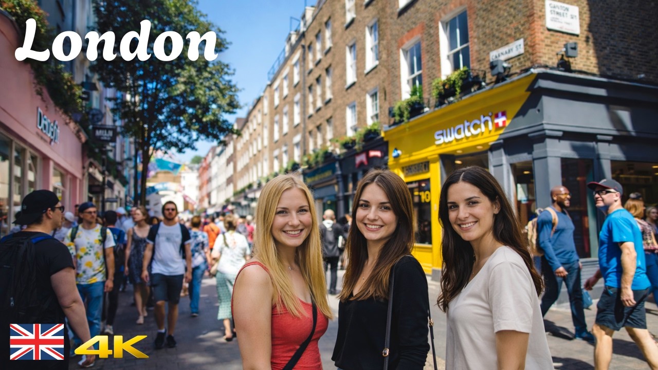 Soho amazing area in central London | tour in 4K