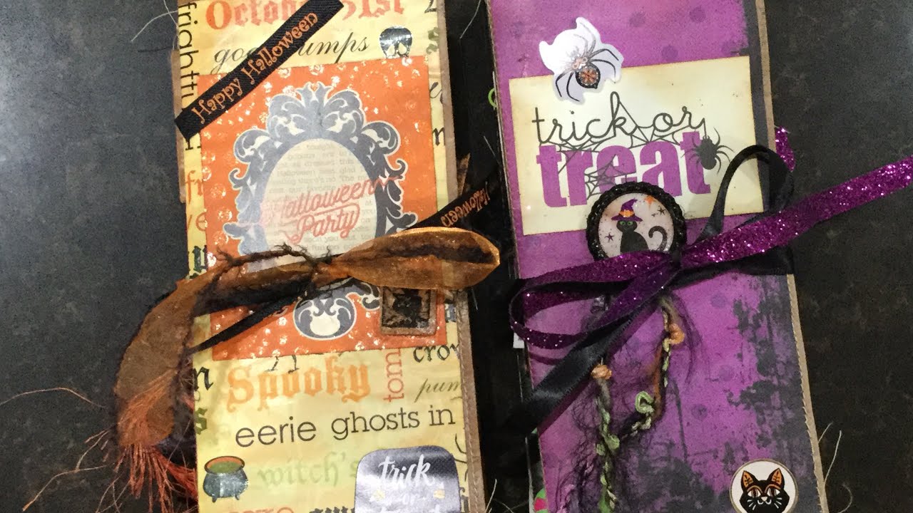 Halloween TriFold Paper Bag Junk Journal