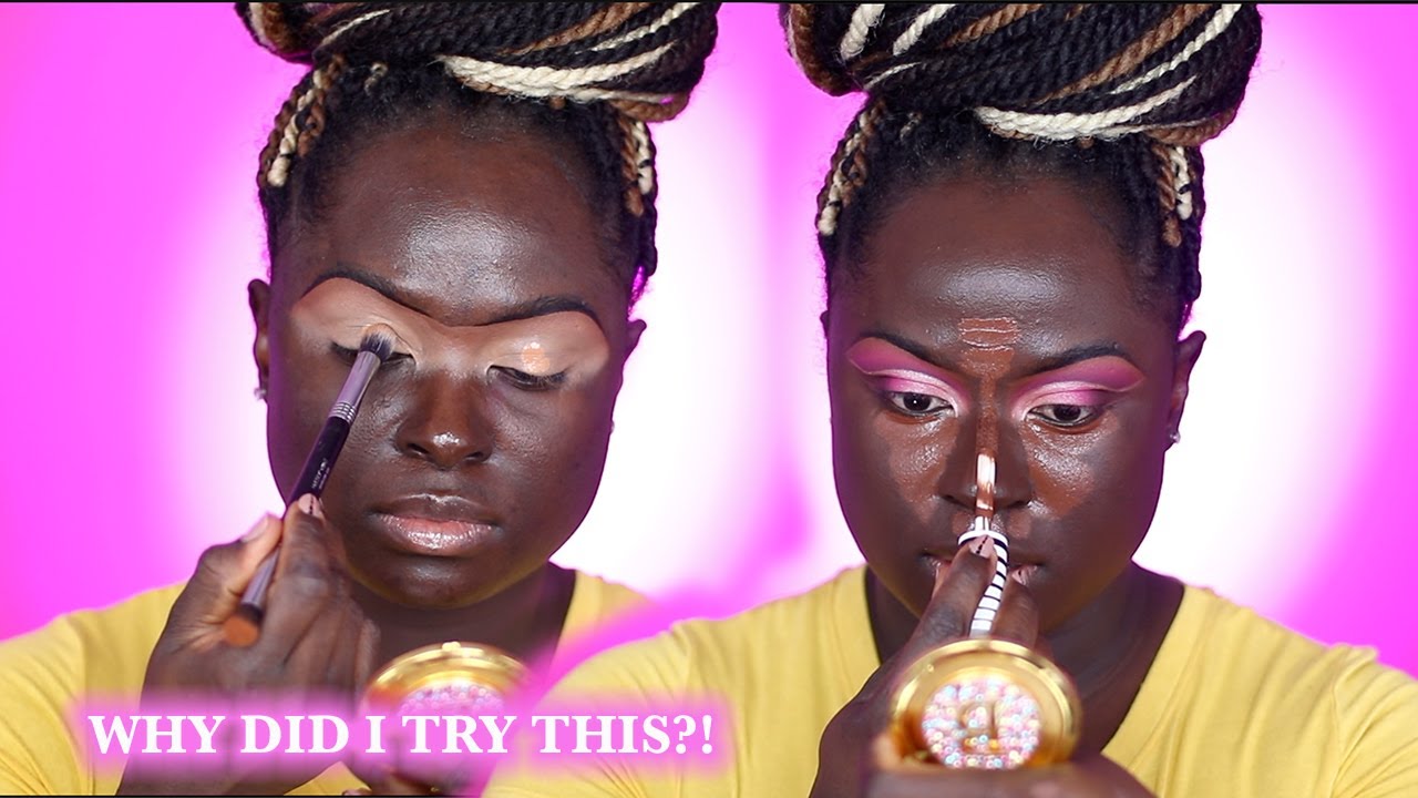 STEPPING ON NECKS?! Full Face Using Drugstore Beauty Brands on Dark Skin | Ohemaa Bonsu