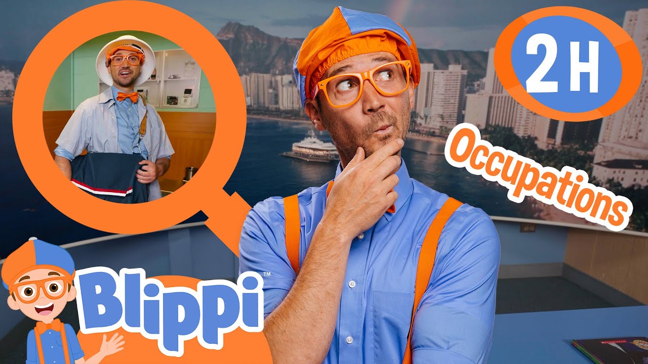 Occupation Play: Learn about Jobs and Careers! | Blippi | Moonbug Kids - Fun Zone