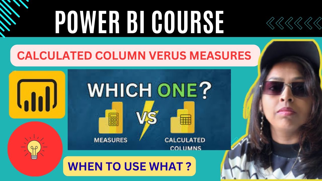 Вычисляемый столбец против меры в Power BI