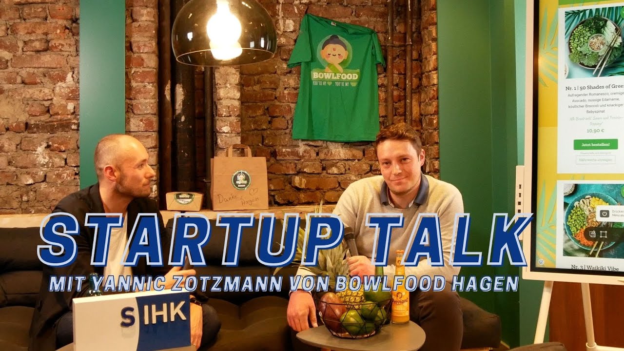 STARTUP TALK mit Yannic Zotzmann von Bowlfood Hagen