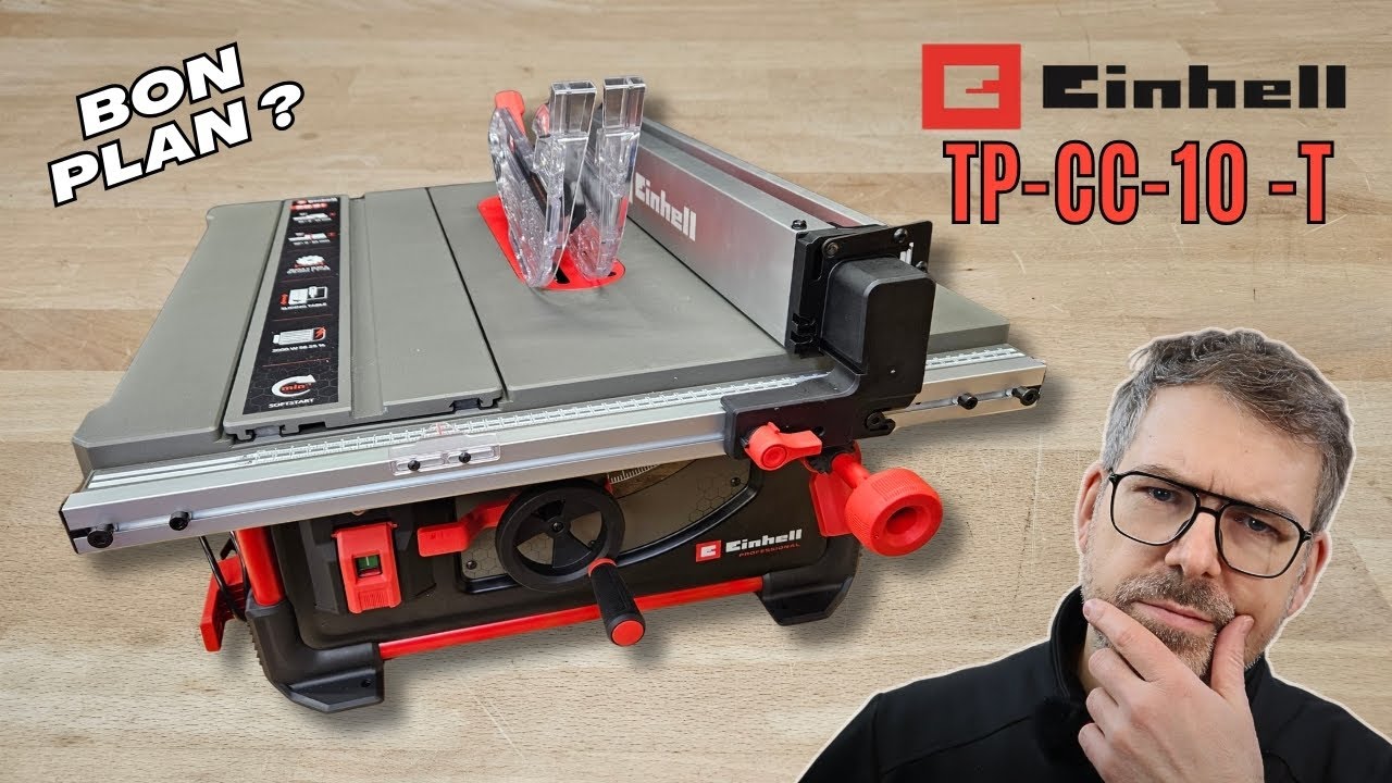 Scie sur table Einhell TP-CC 10  T : TEST / AVIS