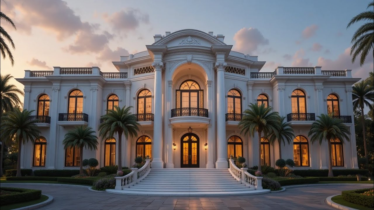 Inside the $50 Million Royal Luxury Mansion | Ultra-Modern Palace with Dream Interiors & Aerial View