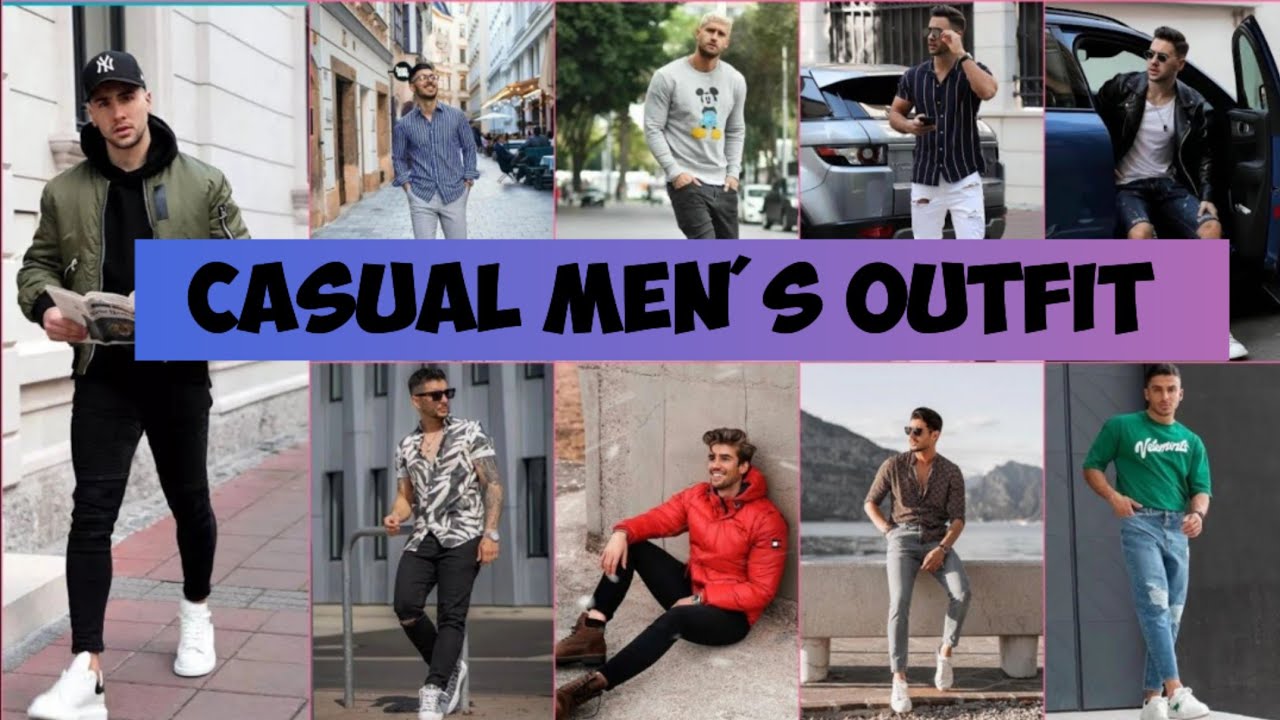 45 Men's casual outfit. college trending men's outfit. popular men's outfit.men Clothing combination