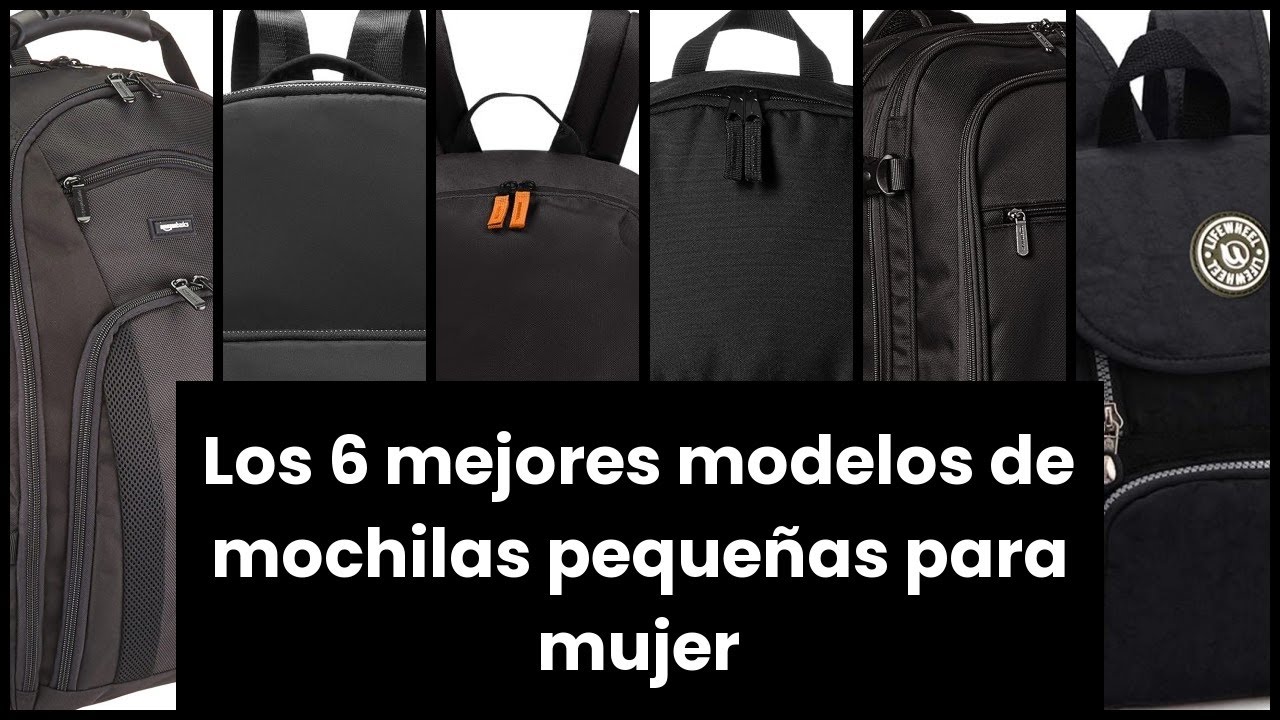【Mochila mujer peque&ntilde;a】Los 6 mejores modelos de mochilas peque&ntilde;as para mujer 1️⃣