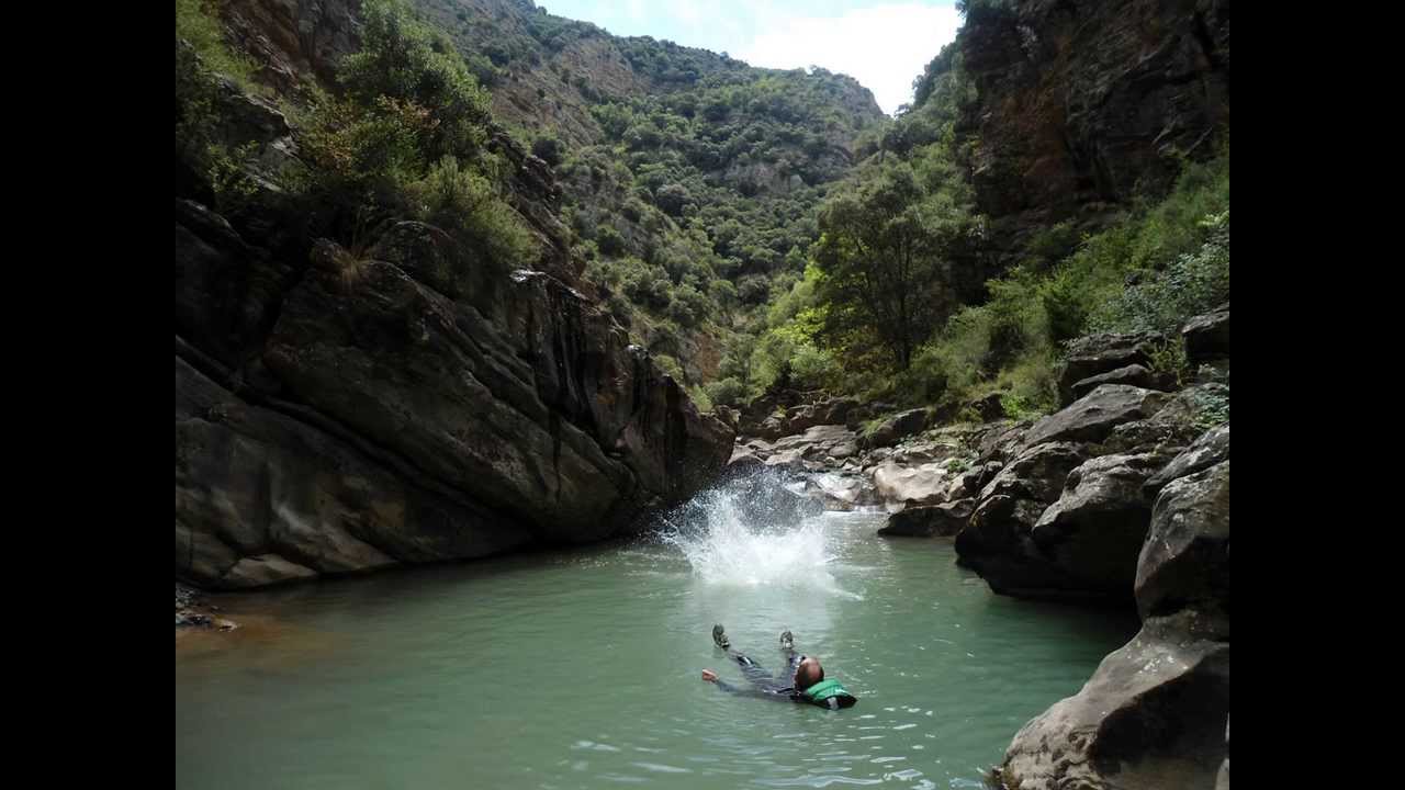 Barranquismo en La Rioja - Cañon del Río Leza