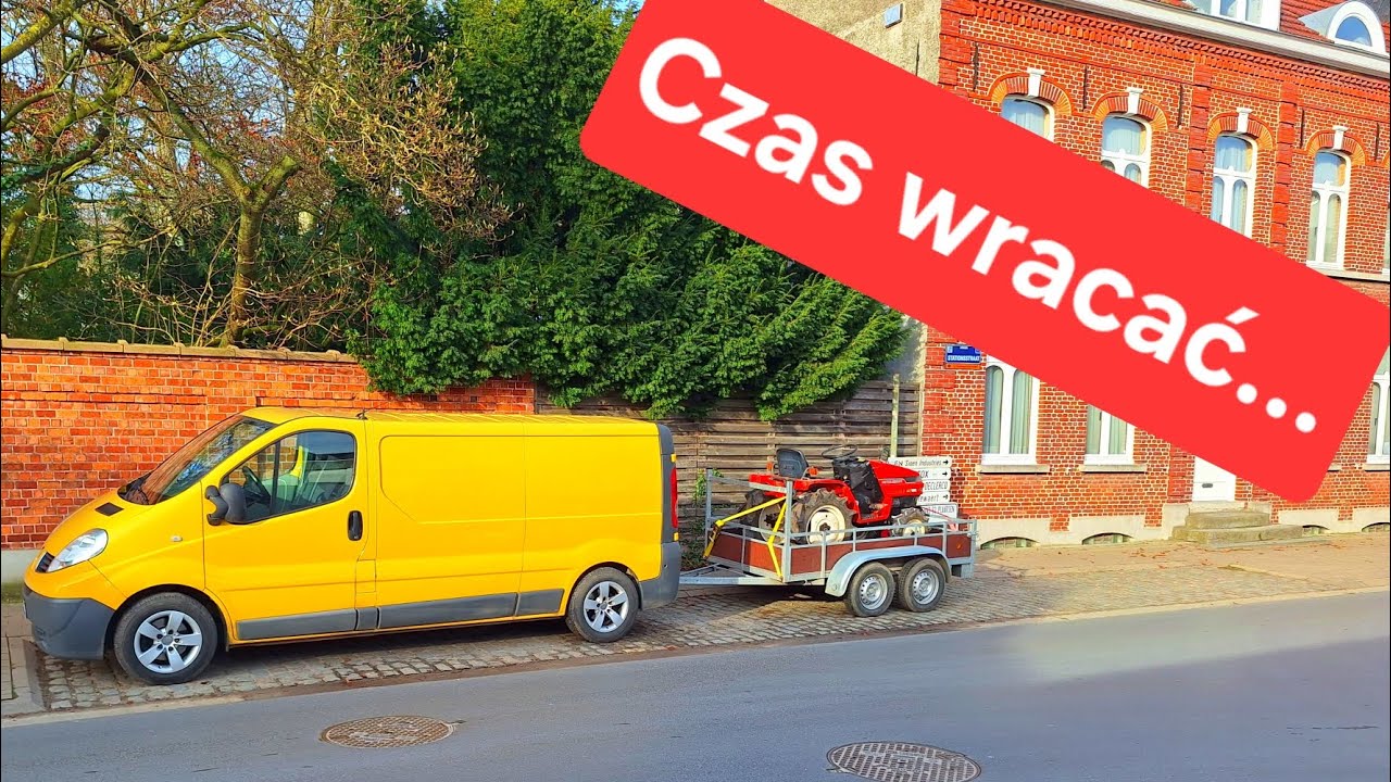 Massey Ferguson ogrodnik na sprzedaż. Ciężka przeprawa do polski