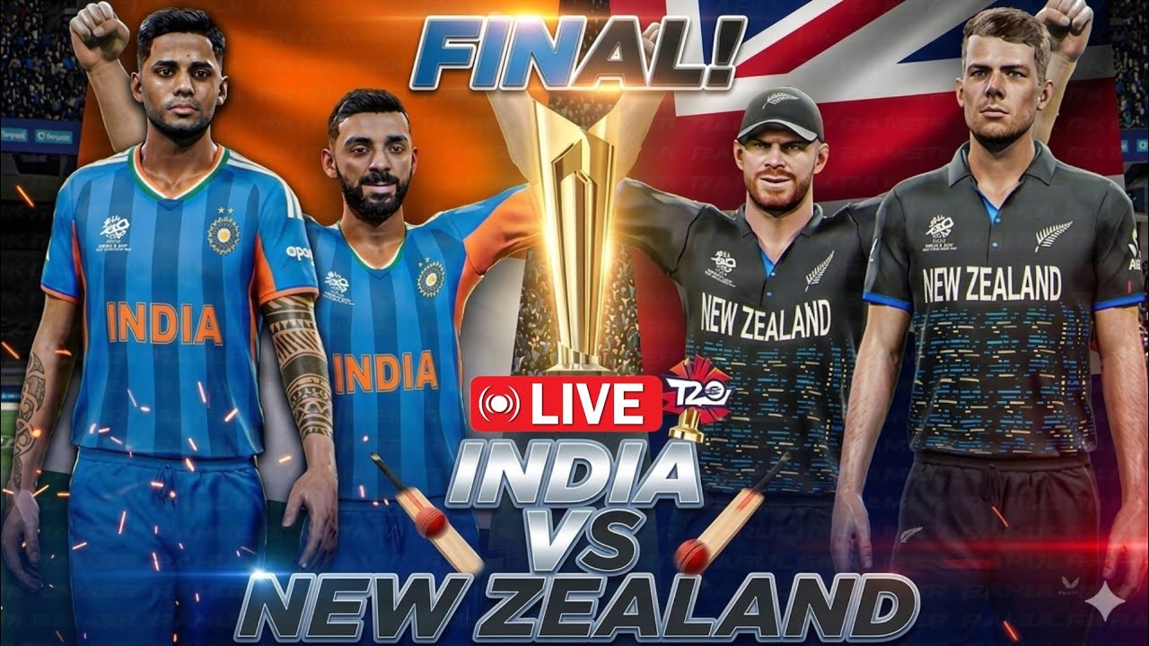 India vs New Zealand: T20 World Cup 2026 Final Clash!