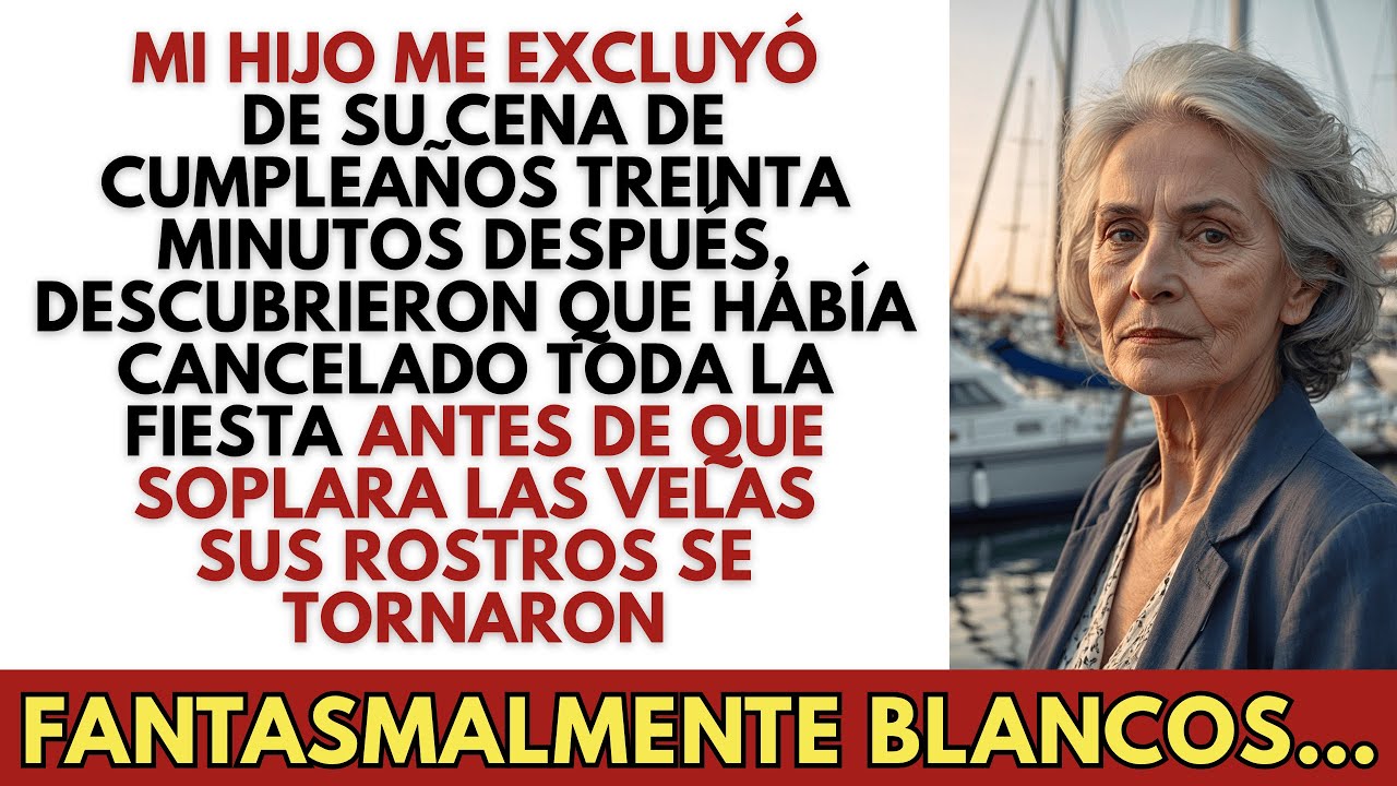 Mi hijo me excluyó de su cena de cumpleaños, así que cancelé la fiesta antes que soplara las velas.