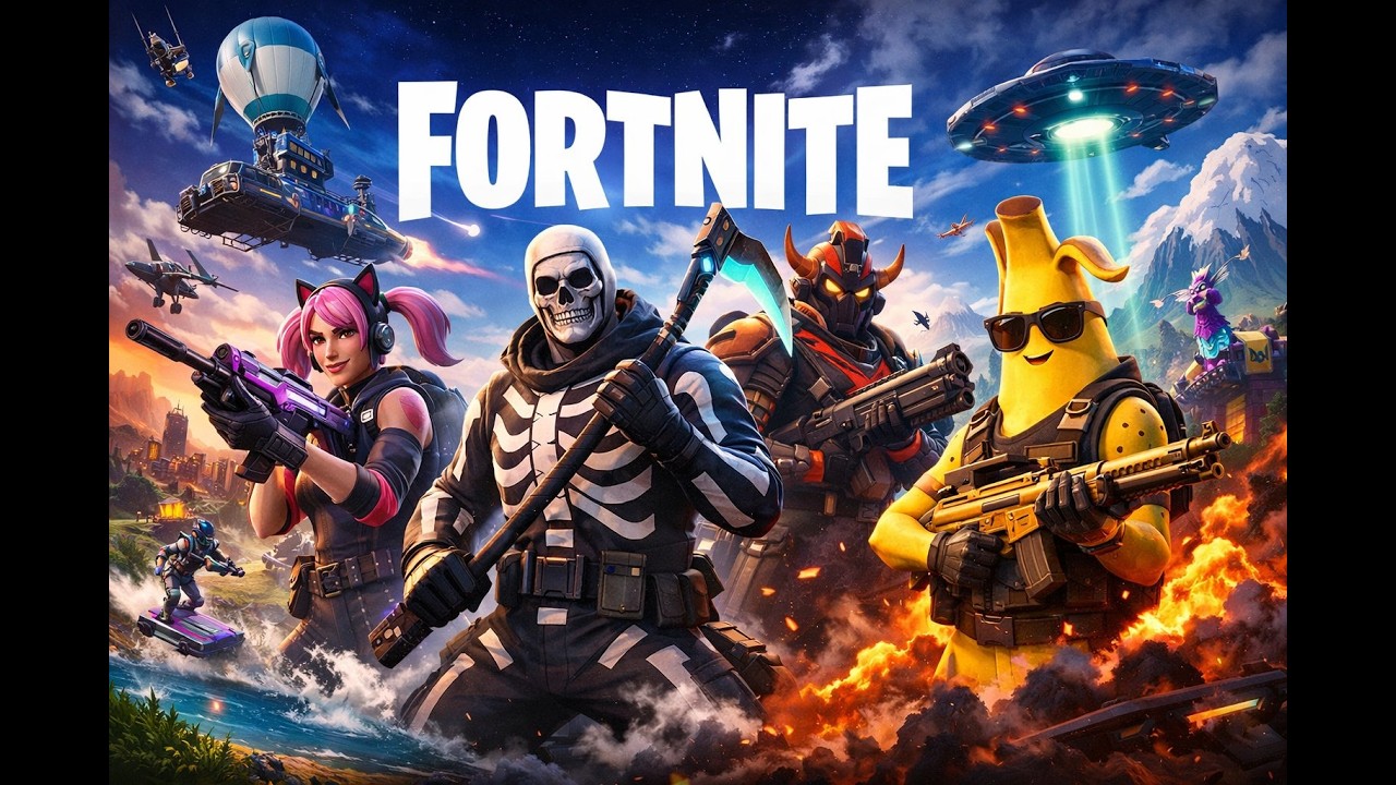 FORTNİTE OYNUYORUZ!