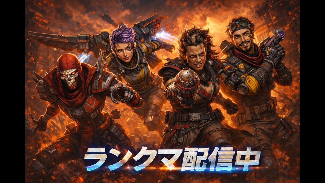 ＜＃APEX配信＞新シーズンでダイヤなるか！？元自衛隊×フルコミ営業マン×配信＜参加型＞