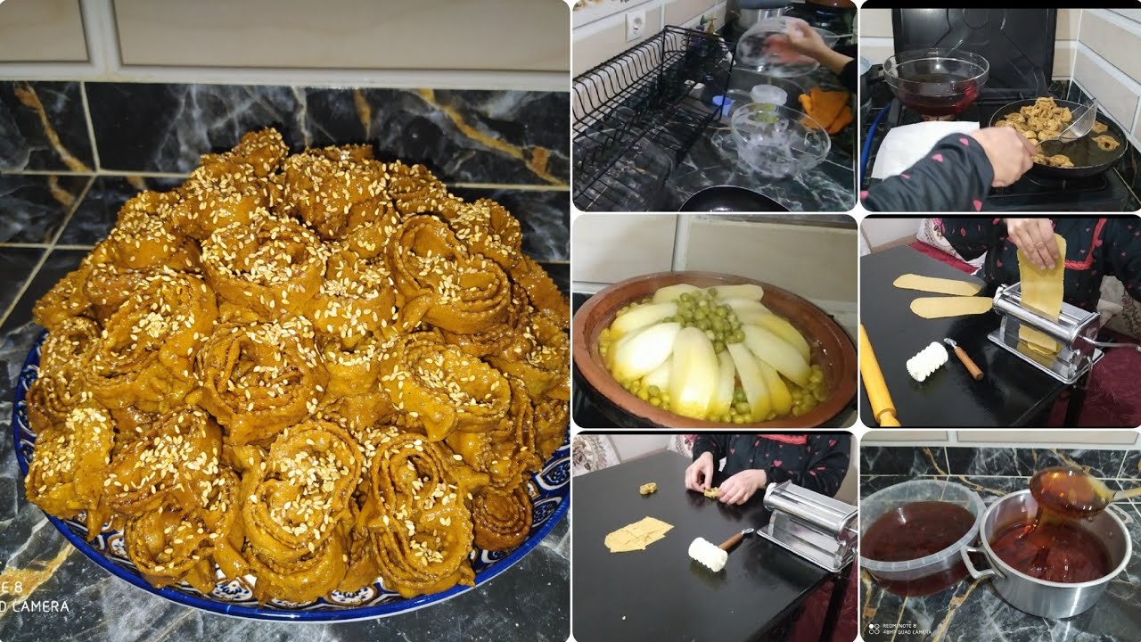 #تحضيرات_رمضان✔️واخايدي بحدي💪فرحت بناتي شباكية بلاعداب هشيشة معلكة مع عسل لجميع المعسلات ناجح💯