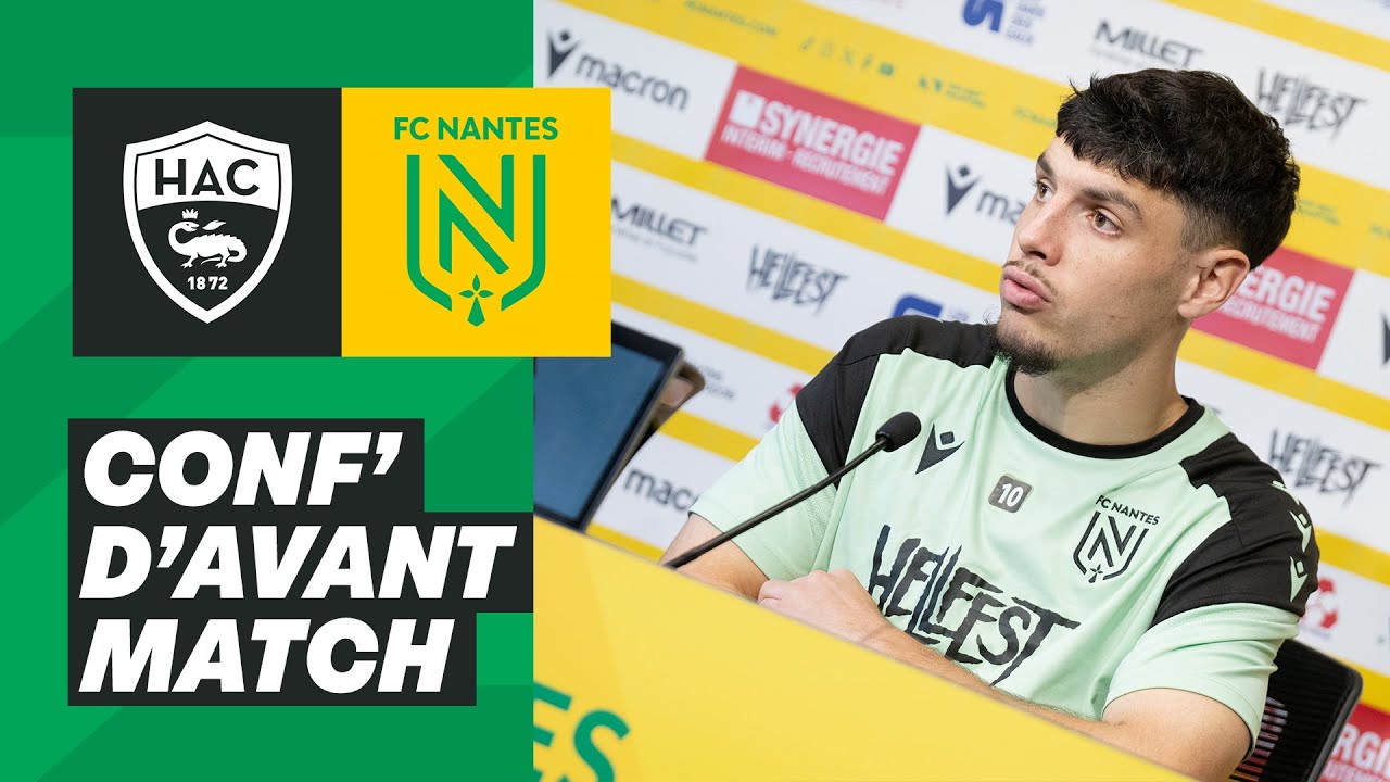 🎥🎙️ [J12] Matthis Abline avant Le Havre AC - FC Nantes