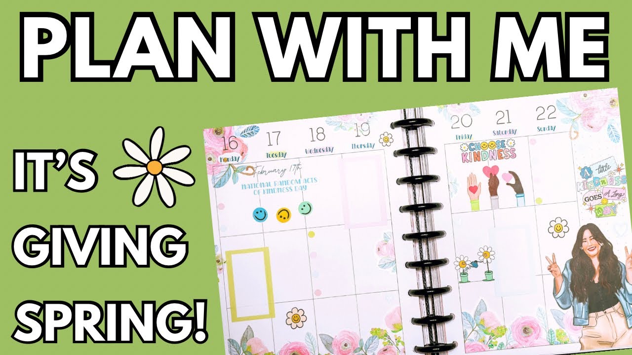 PLAN WITH ME | CREATIVE PLANNER | VERTICAL LAYOUT 