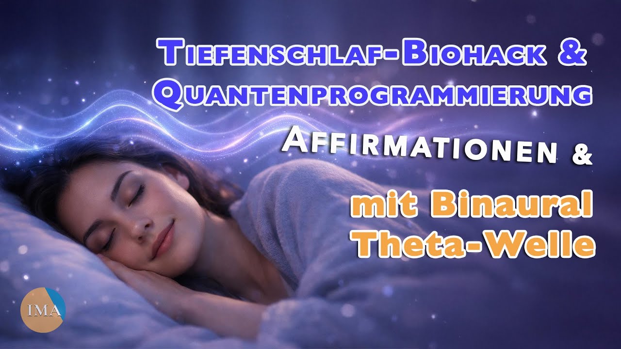 Tiefenschlaf Biohack & Quantenprogrammierung mit Binaural Theta Welle und Affirmationen