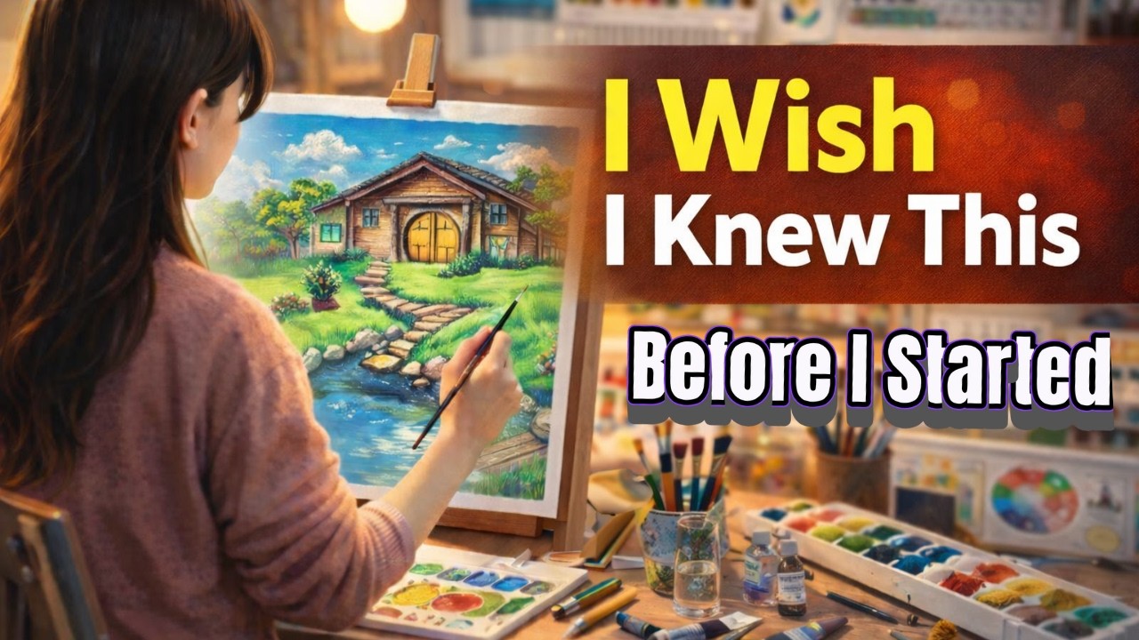 I Wish I Knew This Before I started | Beginner Gouache Painting Tips