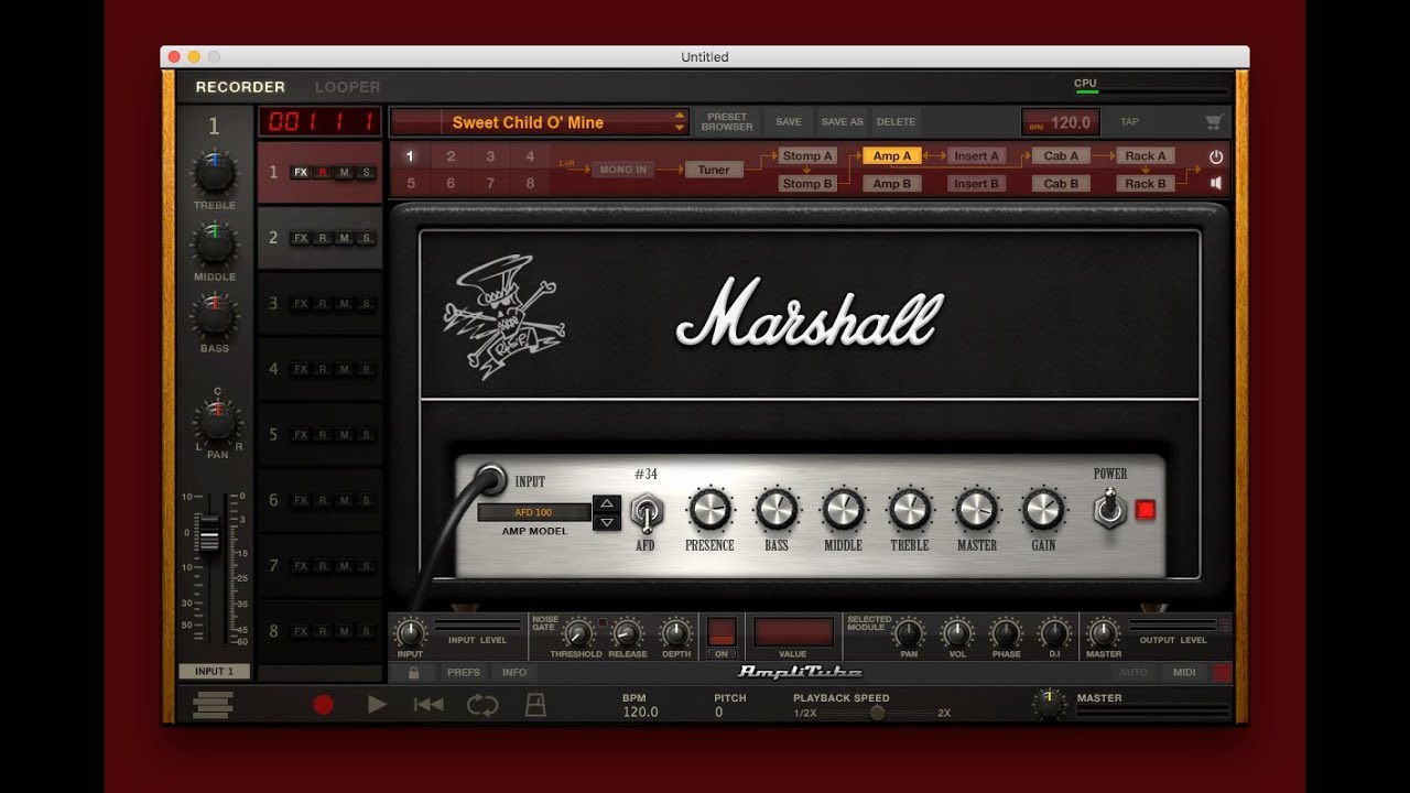Slash Tone With Amplitube 4