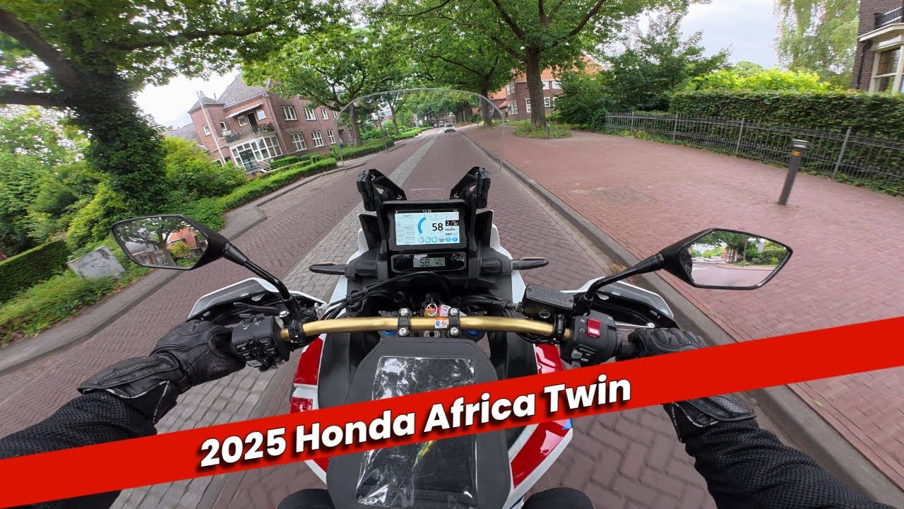 2025 Honda Africa Twin | Test Ride | DJI Osmo Action 5 | DJI Mic 2 [4K, ASMR]