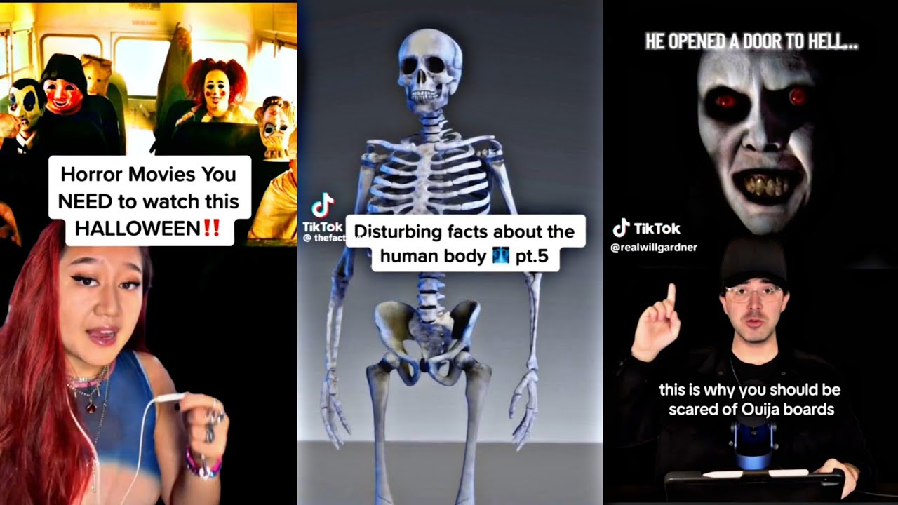 Disturbing Random 😱😱😱True Scary Facts  Tiktok compilation that would make your skin craw