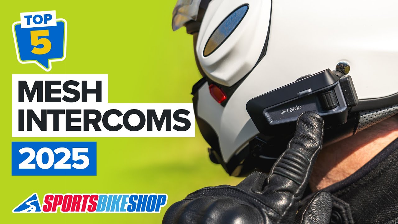 Top 5 Mesh & Bluetooth motorcycle intercoms for 2025 - Sportsbikeshop