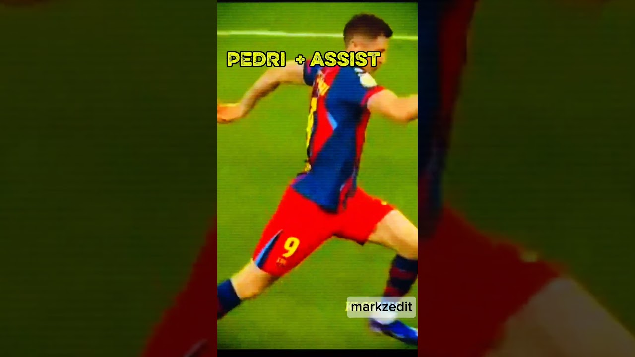 PEDRI +ASSIST ’s vision 🤯 Lewandowski finishes it off 💥 | El Clásico magic ✨ 