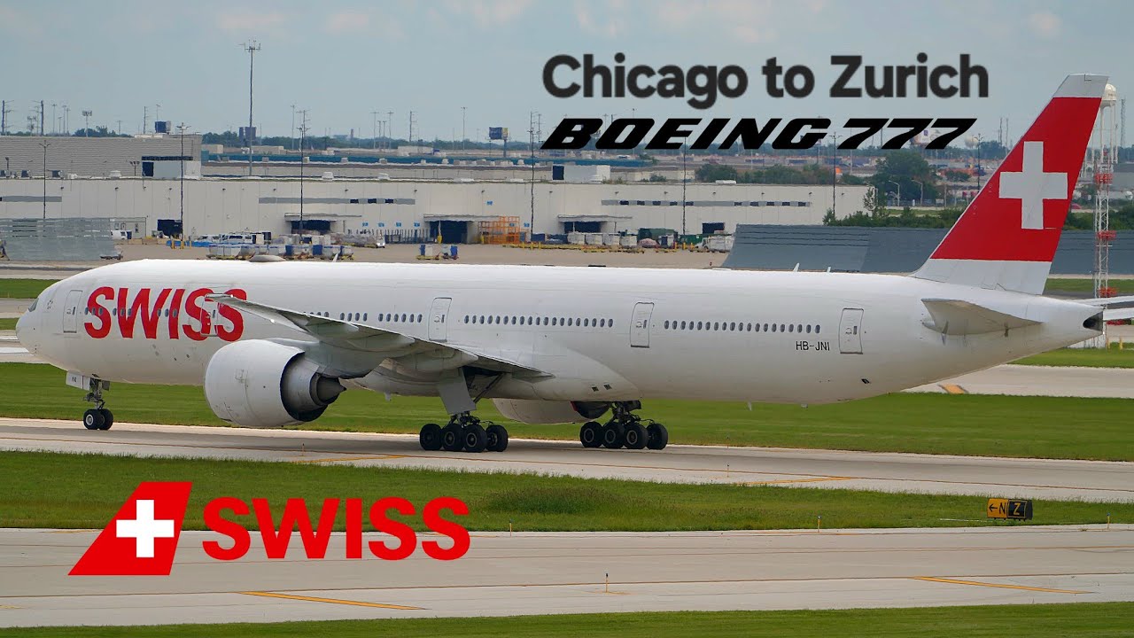 [4K][60fps] SWISS AIR Chicago to Zurich Boeing 777-300ER [TRIP REPORT] [EXTENDED] [ORD-ZUR]