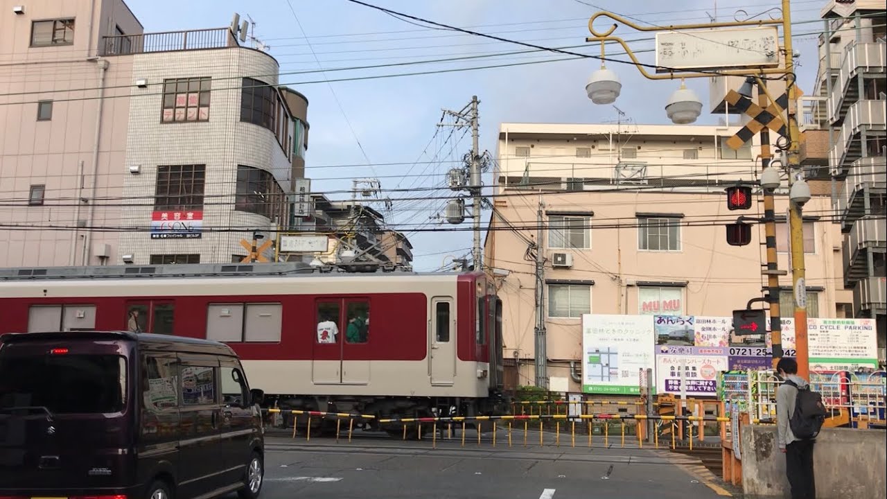 近鉄長野線　古市第八号踏切