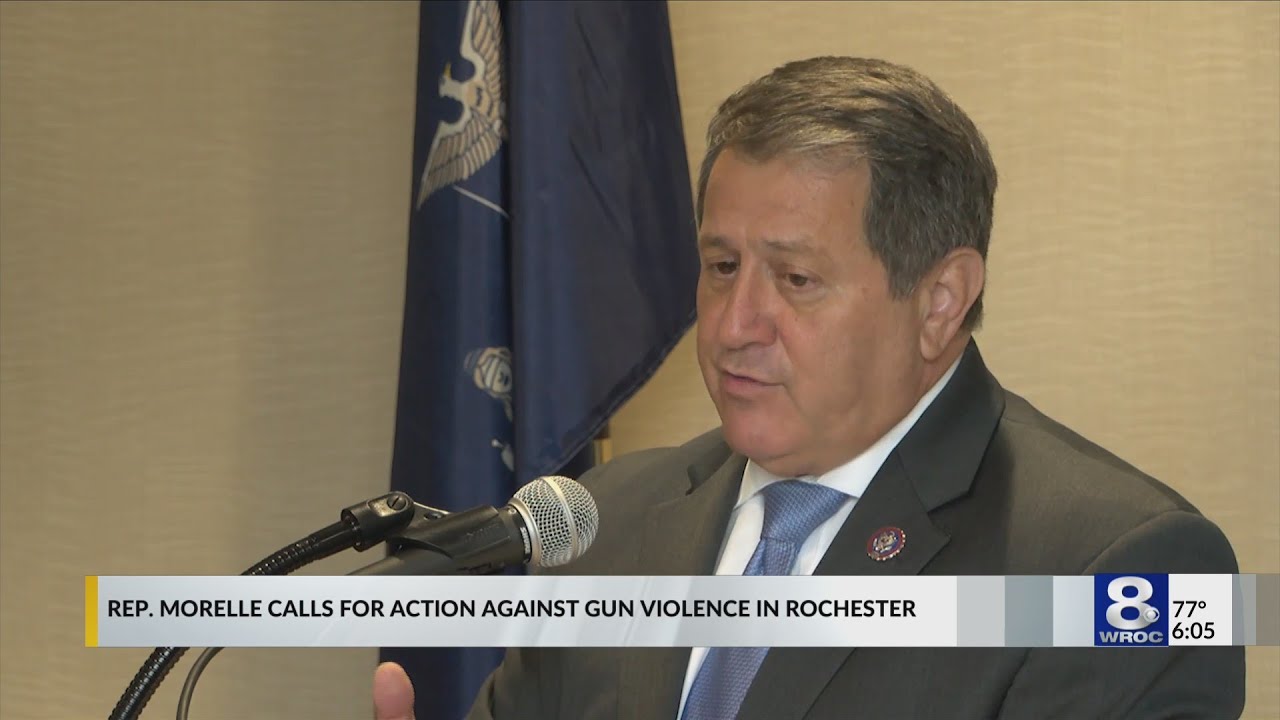 ‘Like a revolving door’: Rep. Morelle hosts gun violence press conference
