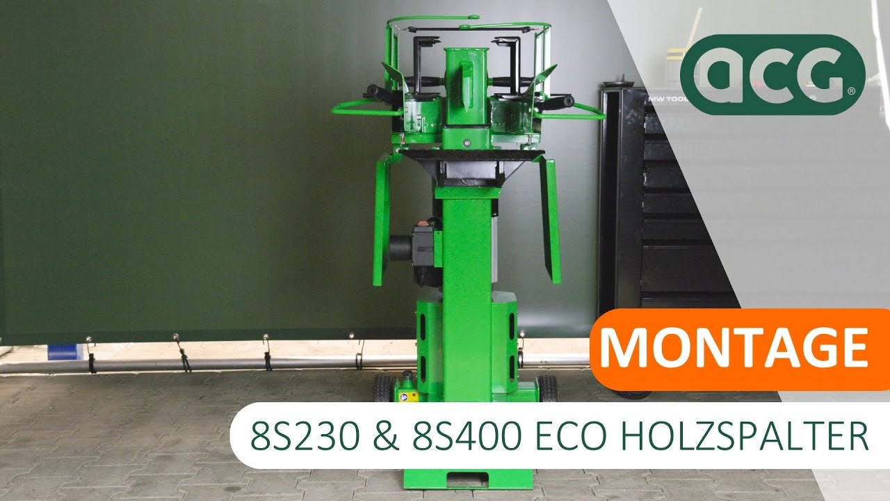 Montage 8S230/8S400 ECO Holzspalter | ACG Holten #holzspalter #8tonne #montage #brennholz #acg