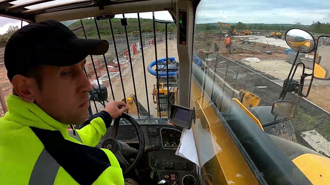Telehandler driving at work Time lapse Vlog ep #25