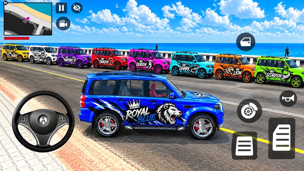 Spider-Man Rainbow Ramp Drive | Colorful Cars Stunt Game For 5 Year Olds 