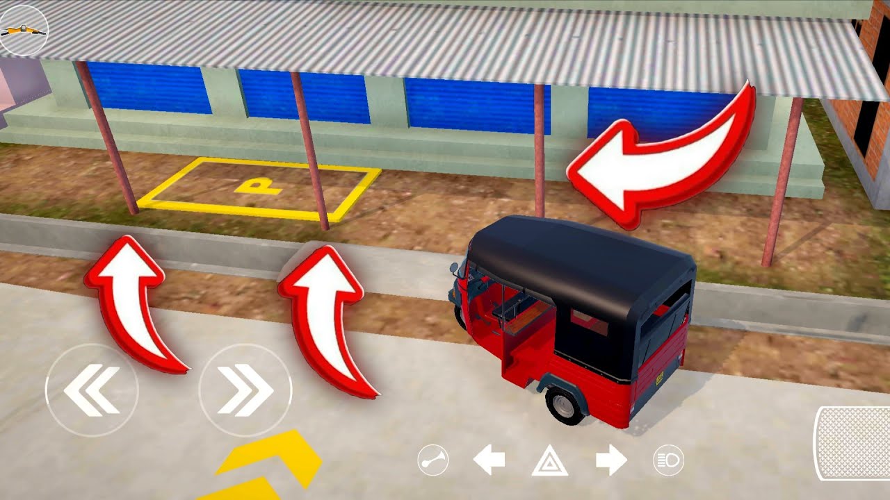 পার্কিংয়ের ব্যস্ততা ( পর্ব 10 ) 🛺 Indian Auto Rickshaw Simulator Game