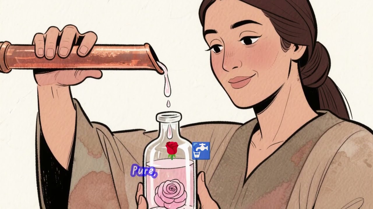 Making Moroccan Rose Water by Hand 🌹🇲🇦 | Fatiha’s Traditional Craft (Real Life)
