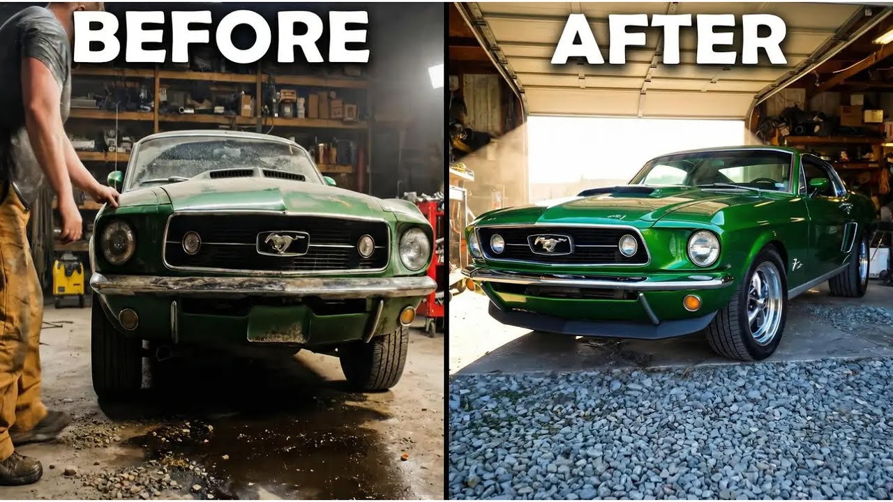 ASMR Budget Restoration: Highland Ford Mustang Fastback 1968 - $500 Junkyard Find → Showroom Ready