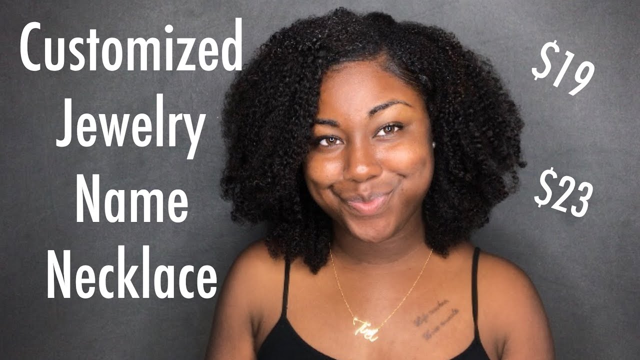 My Affordable Personalized Name Necklace | Yafeini Personalized Jewelry Review