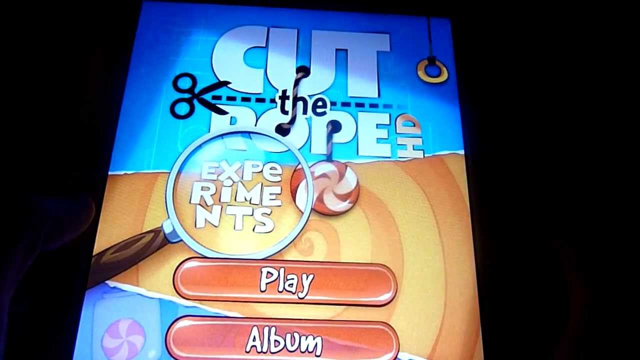 Cut The Rope Experiments Game Play