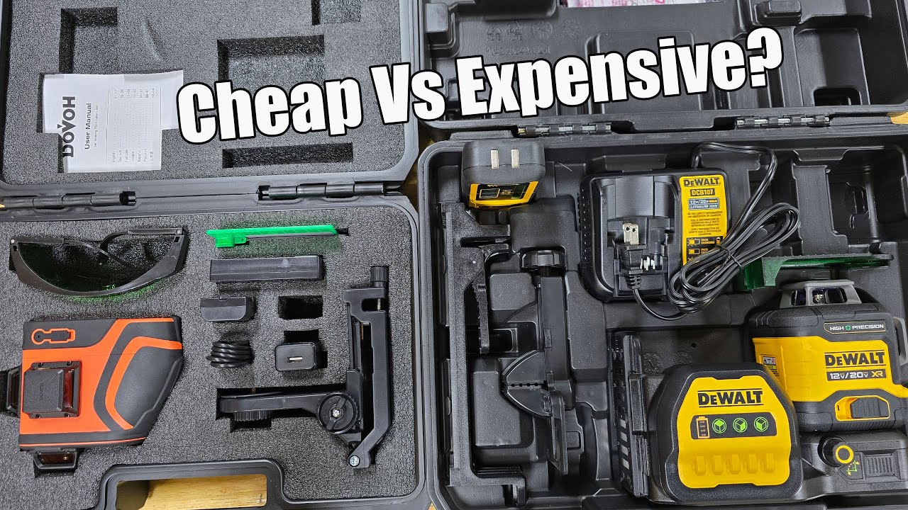 DEWALT $699 Vs Amazon Dovoh $280 Laser Level - Do They Work Equally As Good?